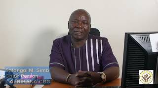 A warm welcome from Mr. Salongo M. Simbi Chairperson  L'AFRIKANA CBO -we are ready to serve you.