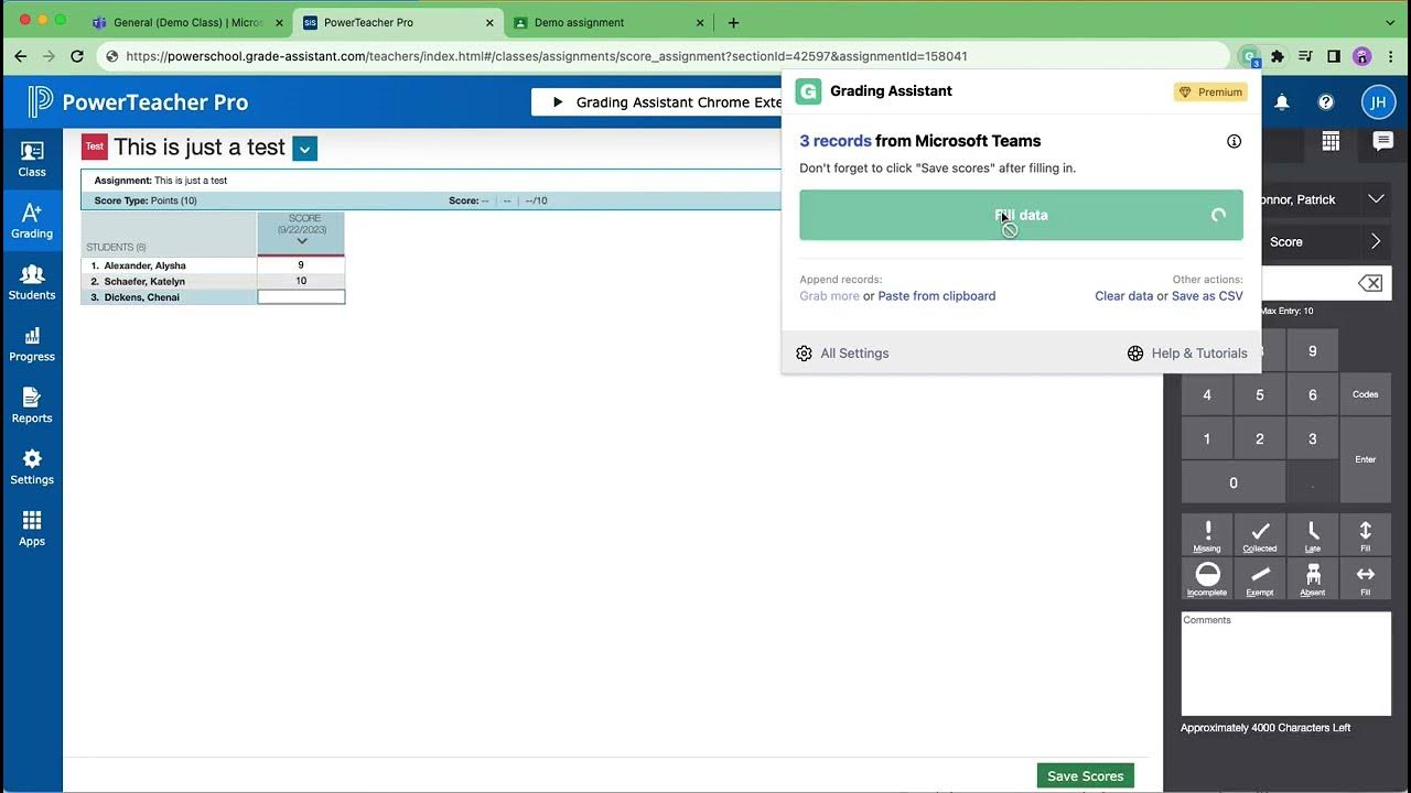 Grade Transferring from Microsoft Teams to PowerSchool (PowerTeacher