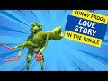 Funny frogs dance animated short film  a love story of funny crazy frogs