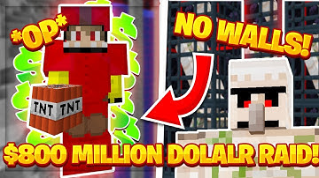 RAIDING THIS $800M MILLION DOLLAR BASE WITH NO WALLS!? | CosmicPVP Factions #5