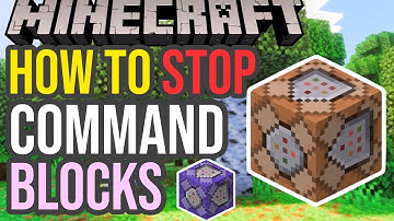 How To Stop Command Blocks From Working In Minecraft Java & Bedrock