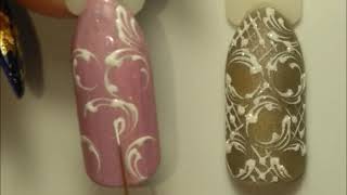 Вензеля-это легко. Урок 2 Nail art Arabesques, c'est facile. Leçon 2 Вензеля-это легко. Урок 2 Nail art Arabesques, c'est facile. Leçon 2