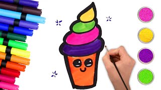 Chik Arte | Aprende a dibujar un HELADO🍦| Dibujos fáciles para niños