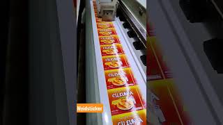 stiker label cilenca makanan ringan