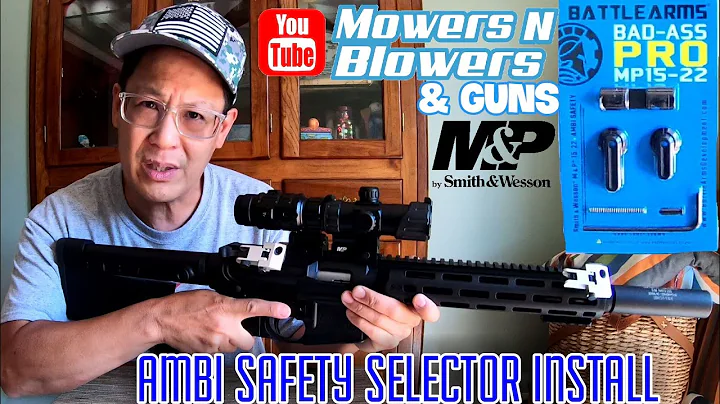 Battle Arms Development BAD-ASS-PRO M&P15-22 Reversible 90/60 Ambidextrous Safety Selector Install