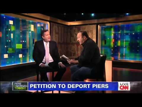 Alex Jones Vs Piers Morgan On Gun Control Live On CNN