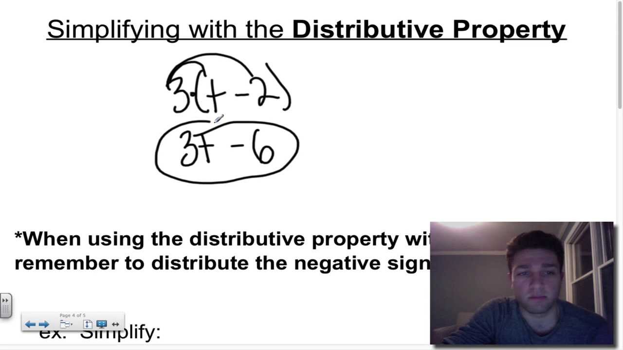 Chapter 2, Lesson 2: Simplifying Algebraic Expressions - YouTube