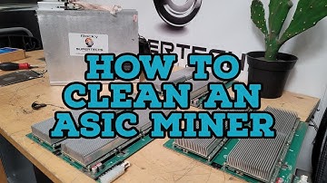 #crypto How to clean an ASIC Miner | !Warning! this will Void your Warranty!