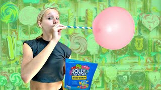 i made bubbles with jolly rancher candy #shorts