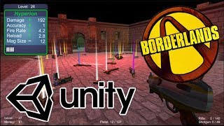 Borderlands style weapons in Unity 3D