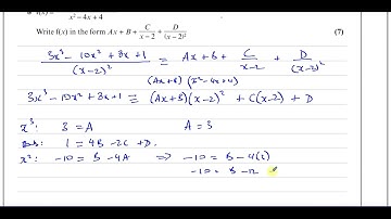 A2 (IAL), Pure Maths, (P3), Text Bk, P3 Practice Exam, p175, Q8, Algebraic Fractions, Identities