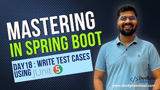 Celebrity Mastering Spring Boot | Day 18 - Writing Effective Test Cases for RESTful APIs with JUnit5 & Mockito Profile