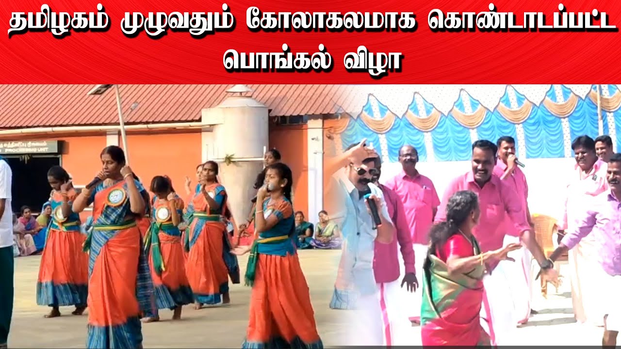 தமிழகம் முழுவதும் கோலாகலமாக கொண்டாடப்பட்ட பொங்கல் விழா