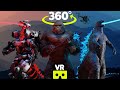 KING KONG 360° - Godzilla vs Mechagodzilla 360°/VR ANIMATION | VR/360° Experience