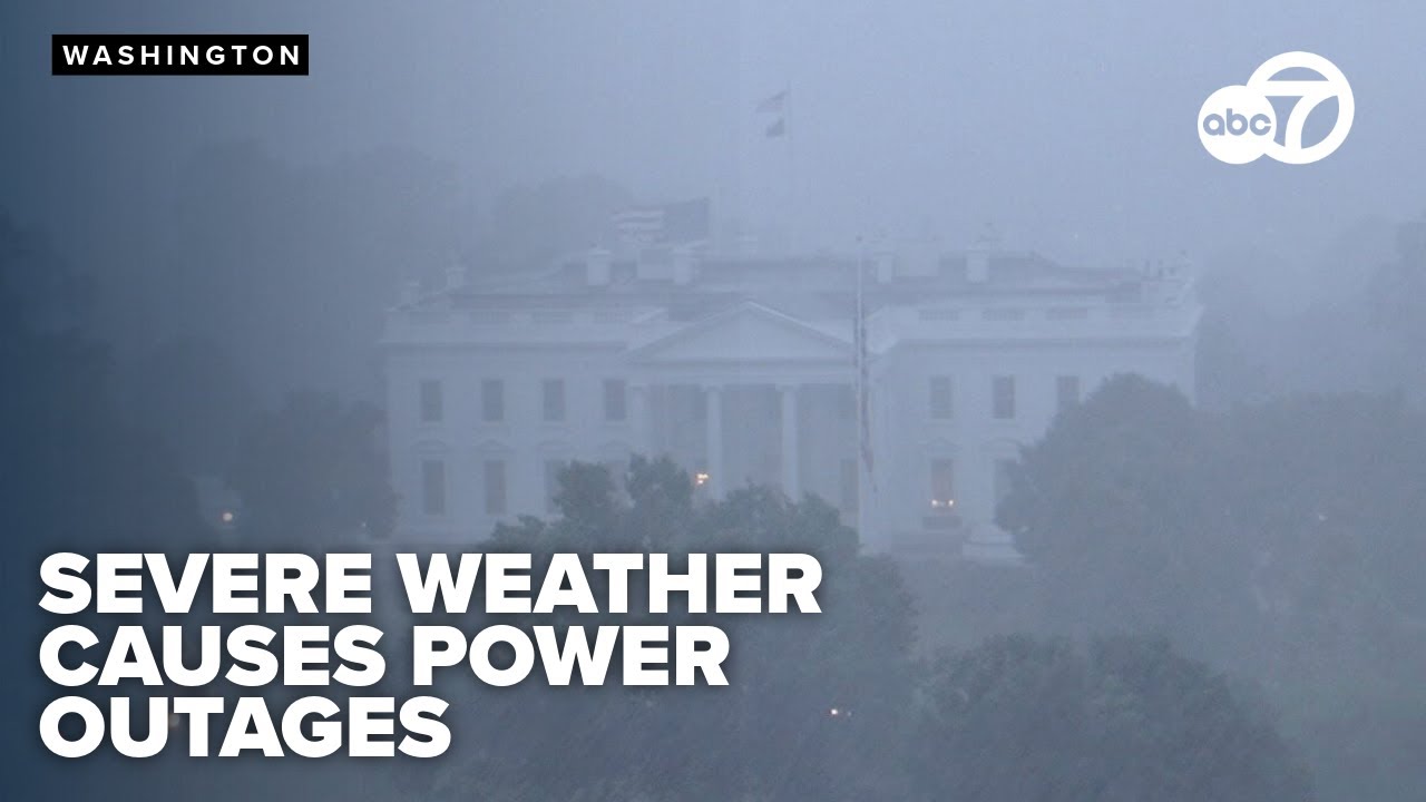 Severe storms hitting the DMV cause power outages throughout the area ...