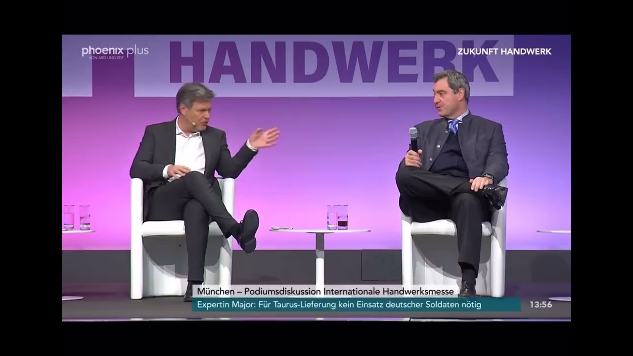Podiumsdiskussion Söder & Habeck 