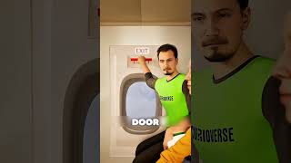 Can You Open a Plane's Emergency Door✈️ Mid-Flight? #airworthiness #autonomousflight #aircraftsafety