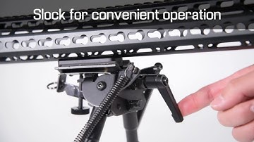 Harris style Swivel Bipod With Pod-Loc