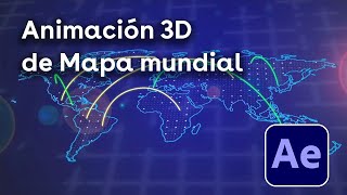 Mapa 3D Holograma | AFTER EFFECTS - Tutorial