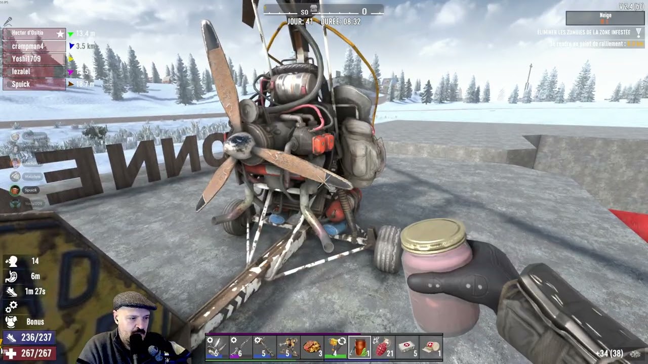 7 DAYS TO DIE - Coop du Mardi - Jour 42 - Carnage final