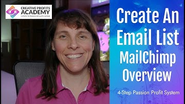 How to Create an Email List on MailChimp - Step 1 Overview