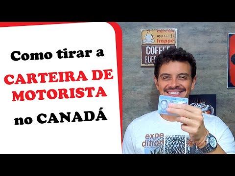 Vídeo: Quanto custa uma carteira de motorista canadense?