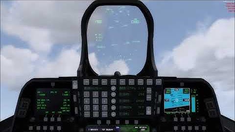 Flying the P3D F-22 Raptor