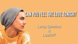 CAN YOU FEEL THE LOVE TONIGHT - Leroy Sanchez & LaurDiY(lyrics)