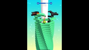 Stack Ball 3D Level 233 Gameplay Walkthrough (iOS,Andriod)#shorts