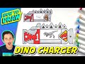 How to Draw DINO CHARGER - Simple Easy Steps Learn POWER RANGERS