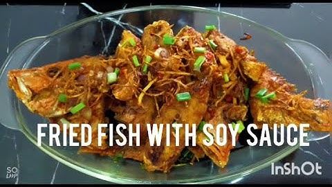 Fried Fish With Soy Sauce | Ikan Goreng Soy Sauce