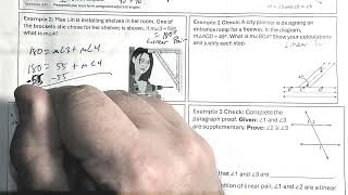 Module 3-6 Proving Angle Relationships