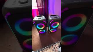 Party speaker Onn Large Walmart special. Worth it!!  $149.99 each!!!  Bluetooth paired