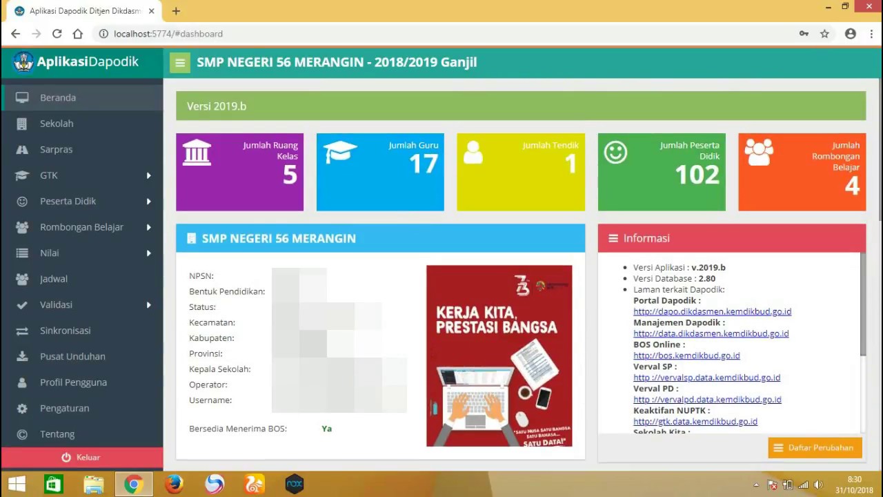 Update Dapodik Versi 2019 A Ke Dapodik Versi 2019 B Youtube