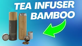 Bamboo Thermos with Tea Infuser