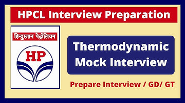 HPCL Thermodynamics Mock Interview| HPCL Interview Preparation| Important Thermo Interview Questions