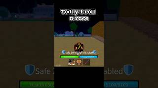 Today I Roll a Race in blox fruit #shorts #roblox #trending