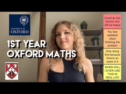 Everything I've learnt in my FIRST YEAR as an OXFORD MATHEMATICS student... but make it a tier list