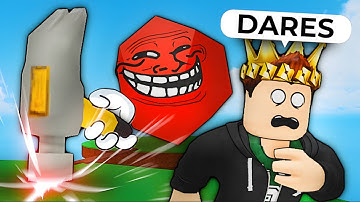 ROBLOX Slap Battles FUNNY MOMENTS (DARES) #6 🖐