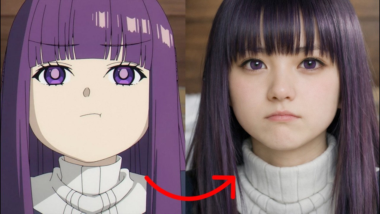 アニメ葬送のフリーレンを実写化　AI Live Action 『Frieren: Beyond Journey's End』