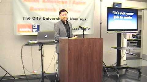 Reception Keynote: Justin Choi - 2013 CUNY Asian American Economic Empowerment Conference