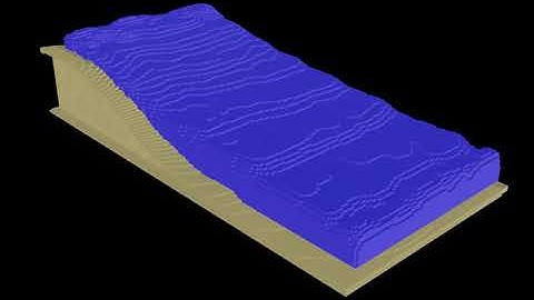 blender LEGO beach fluid simulation