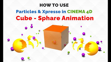 How to use Particles & Xpresso Animation in Cinema 4D - Tutorial