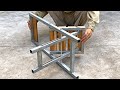 Diy  great craftsmans ideas  how to make a smart folding chair  metal smart folding utensils 