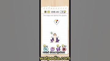 Brain Test Level 419  The mage must defeat the ghosts