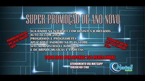 Rádio Completa, Pagamento Anual, Ouvintes Ilimitados, Site Aplicativo Programas e Programetes