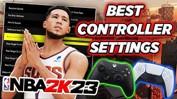 BEST CONTROLLER SETTINGS IN NBA 2K23! PLAY GLITCHY OFFENSE AND DEFENSE!
