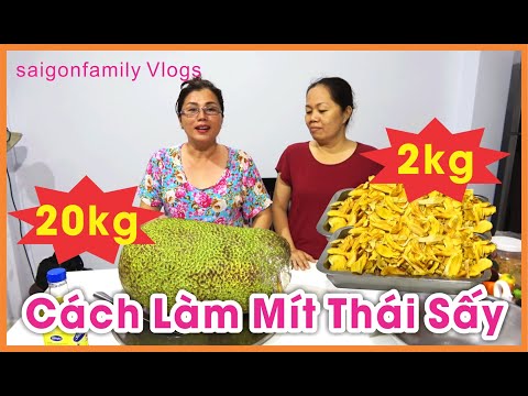 Cả Nhà Cùng Làm Mít Sấy | Cách làm Mít Sấy Bằng Nồi Chiên Không Dầu Phillip