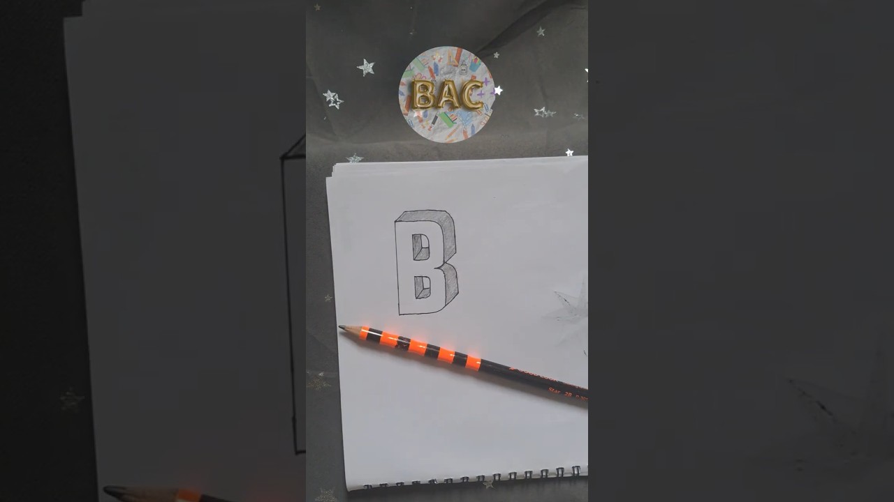 3D letter B | 3d art | letter art 