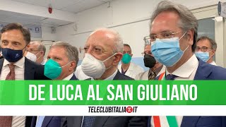 Giugliano De Luca In Visita Allospedale San Giuliano